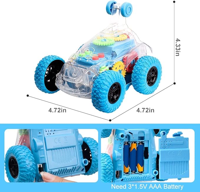 Coche eléctrico con ruedas de 360 grados